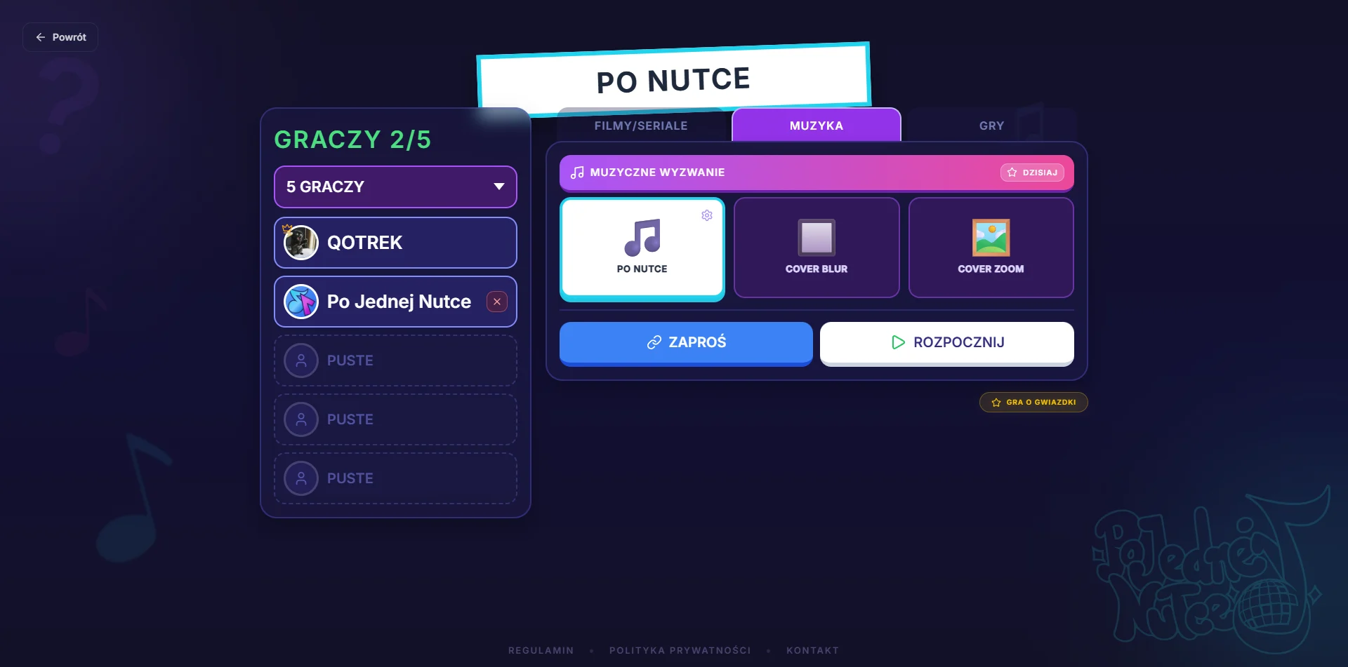 screencapture-qotrekdev-pojednejnutce-pl-lobby-BNN89N-2026-05-06-20_15_20
